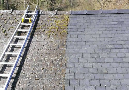 moss removal and roof cleaning Lancashire Bury